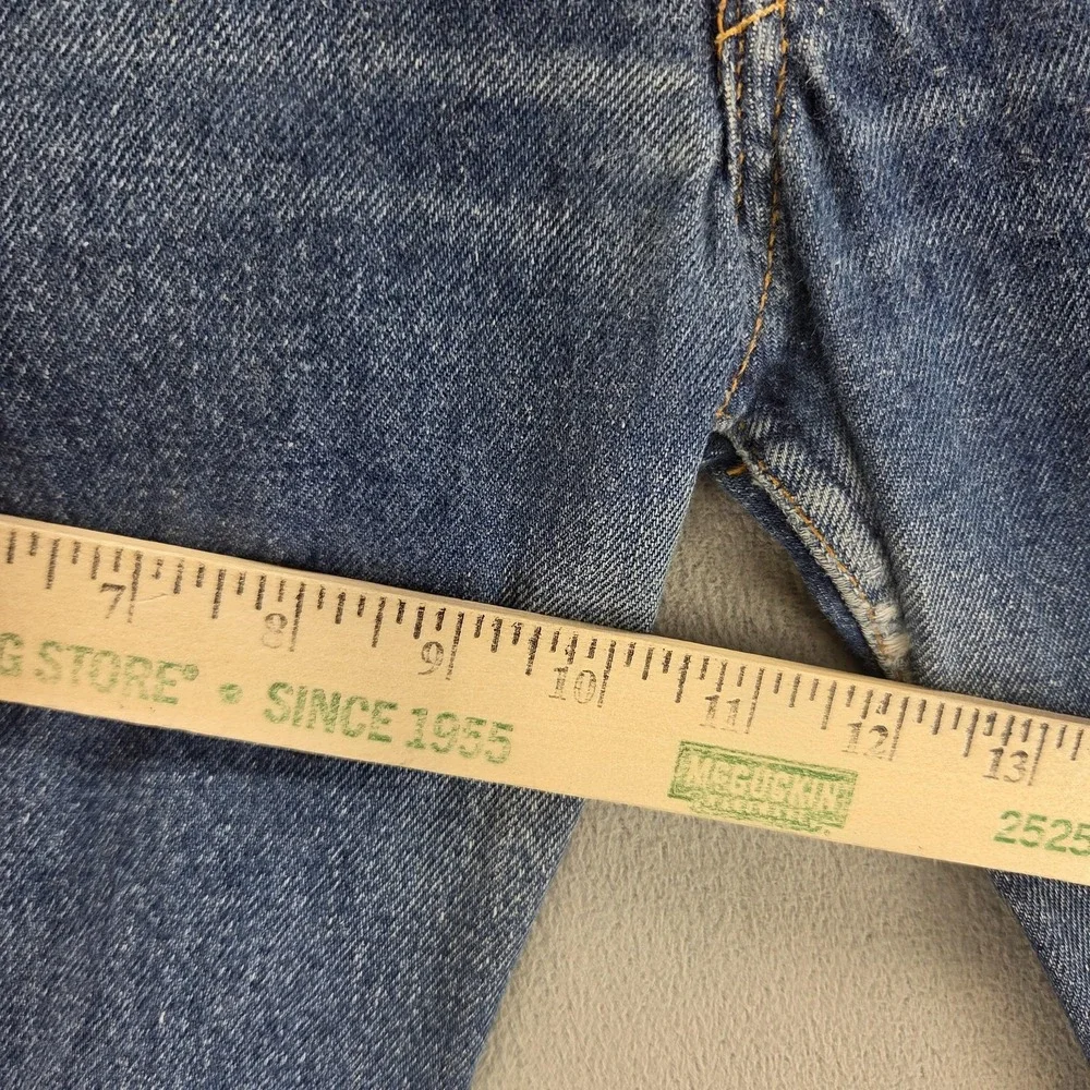 Vintage Levis 501 Jeans Mens Blue Button Fly Made in USA Altered Hem Fits 28x28